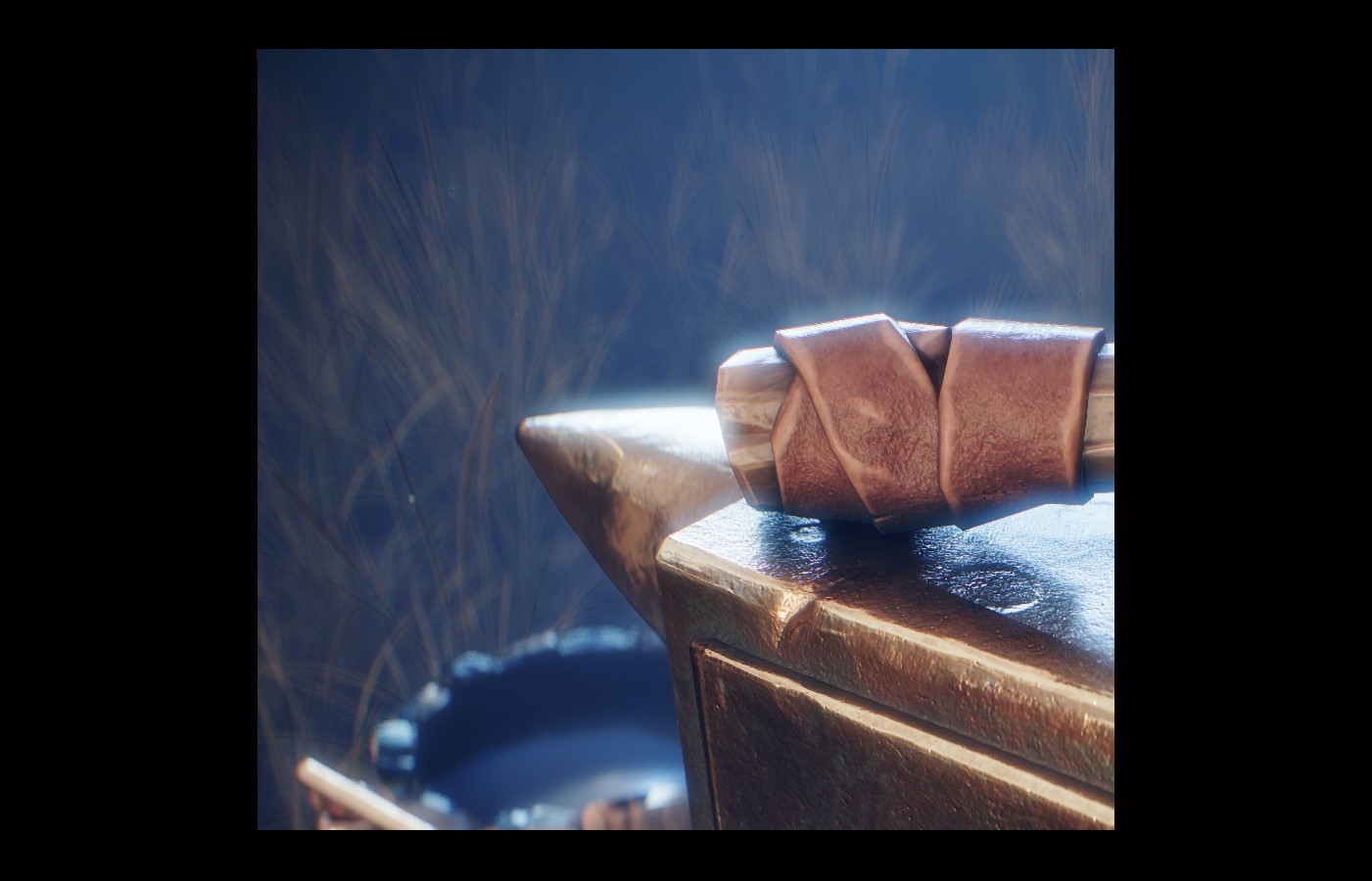 warrior fighting a goblin